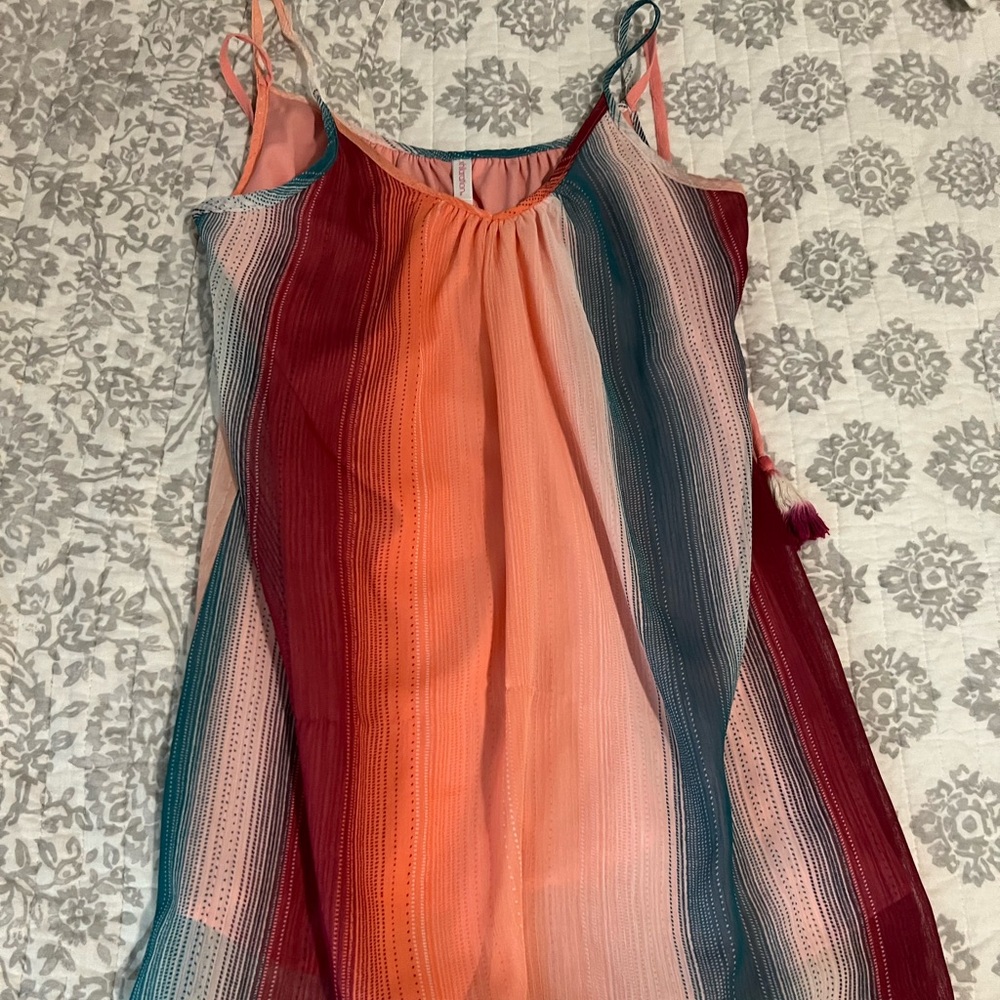 Colorful beach cover up